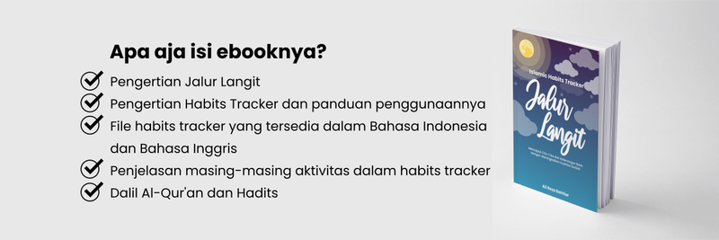 Highlight image for [Ebook + Template] Islamic Habits Tracker Jalur Langit