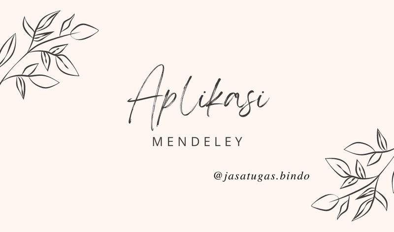 Highlight image for (FREE) APLIKASI MENDELEY