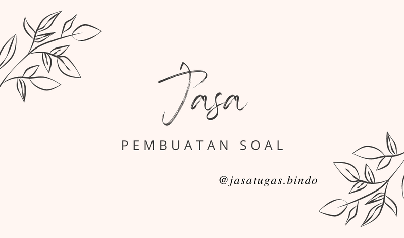 Highlight image for Jasa Pembuatan Soal