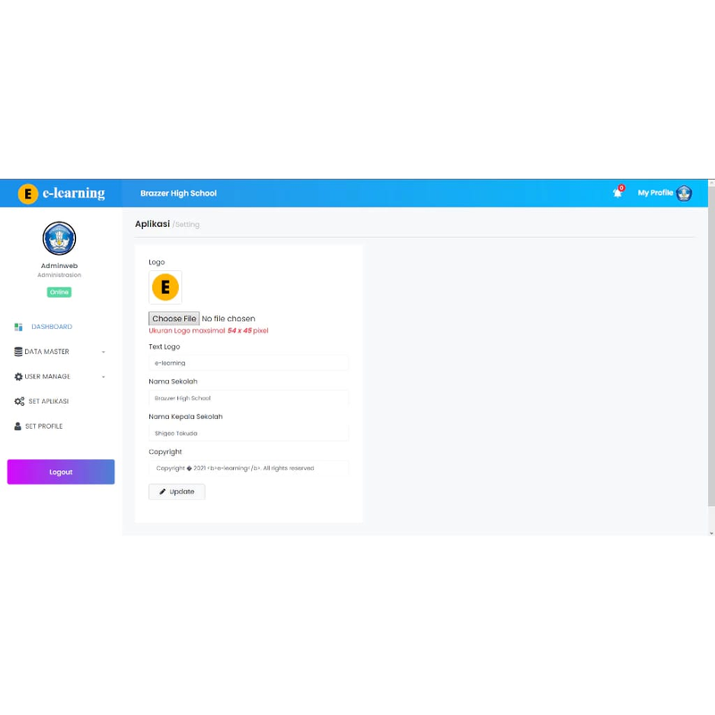 Highlight image 5 for Membangun Aplikasi E-Learning dan Kirim Tugas v5: Template Source Code Premium