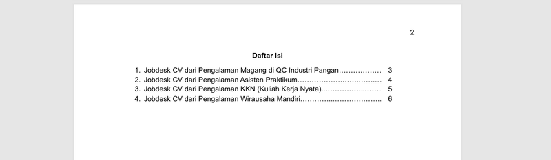 Highlight image for QC (Quality Control) Line Lapang Jobdesk CV - Ebook (FREE)
