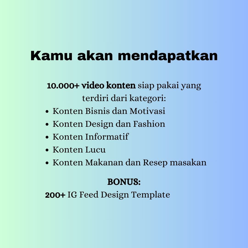 Highlight image for Promo Bundling stok Video Short, All Niche 
