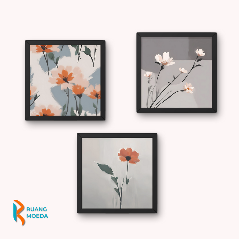 Highlight image for 40+ Design Hiasan Dinding Bunga Siap Cetak & Bisa Dikomersialkan