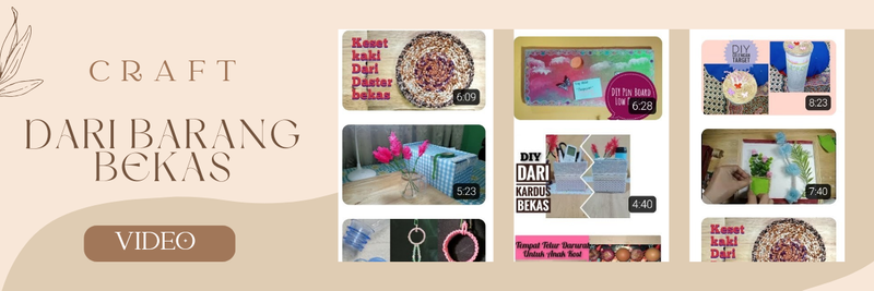 Highlight image for Video YouTube Kerajinan Tangan dari Bahan Bekas