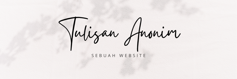 Highlight image for Website Tulisan Anonim [Source Code]