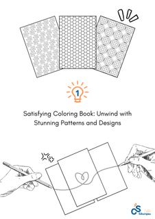 image for Satisfying Coloring Book 1 button