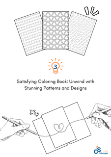 image for Satisfying Coloring Book 3 button