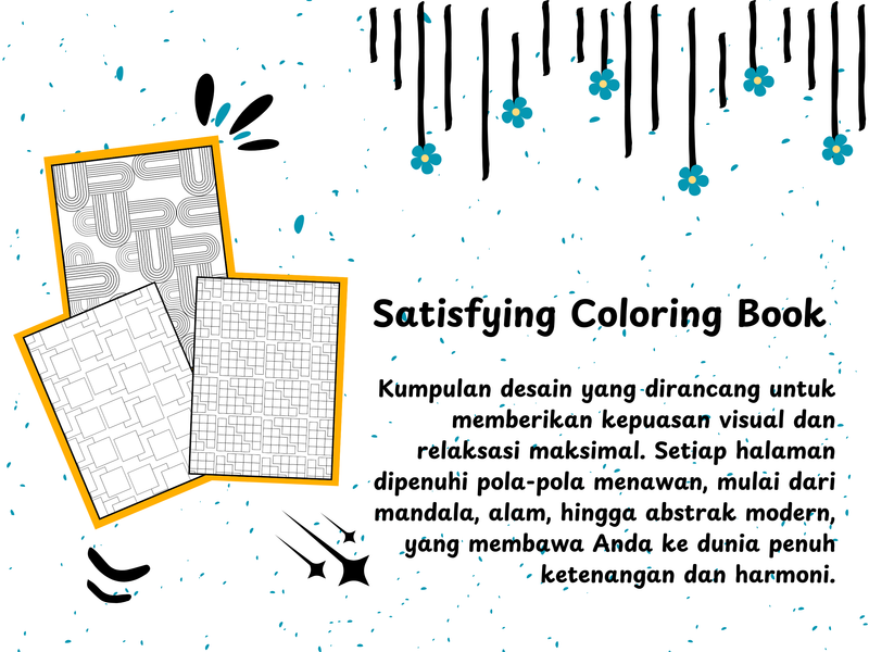 Highlight image for Satisfying Coloring Book 4