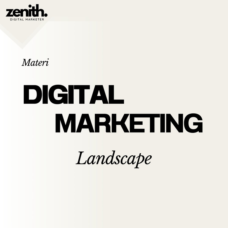 Highlight image 1 for Belajar Digital Marketing Landscape