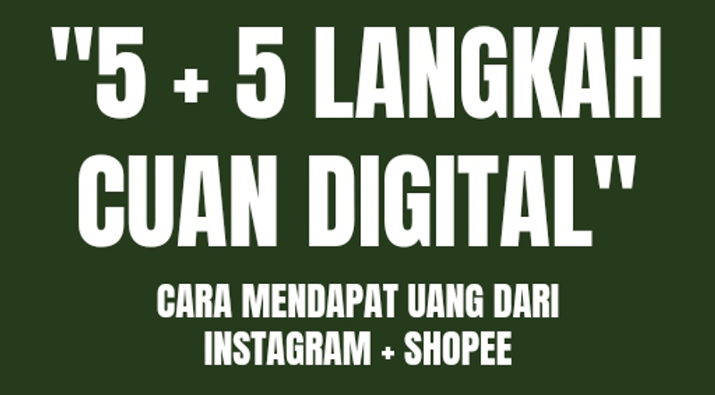 Highlight image for 5+5 Langkah Cuan Digital by Zayn Harri