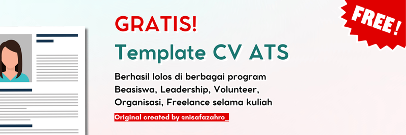 Highlight image for FREE TEMPLATE CV ATS