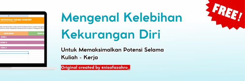 Highlight image 1 for FREE TEMPLATE MENGENAL KELEBIHAN KEKURANGAN DIRI