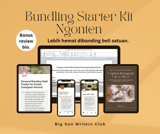 image for Bundling Starter Kit Ngonten Bonus Review Bio: Lebih Hemat Dibanding Beli Satuan button