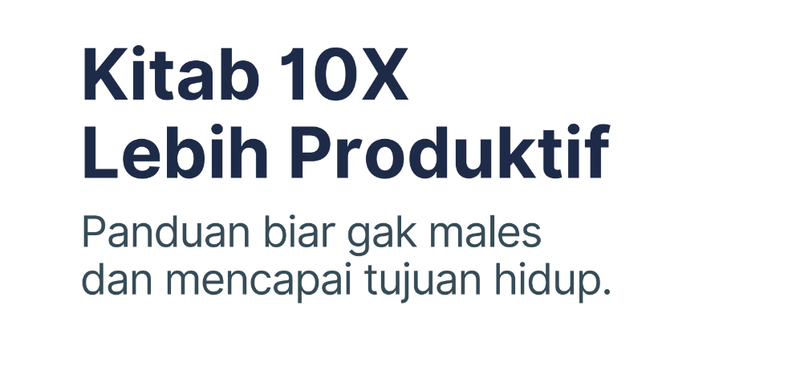 Highlight image for Kitab 10X Lebih Produktif