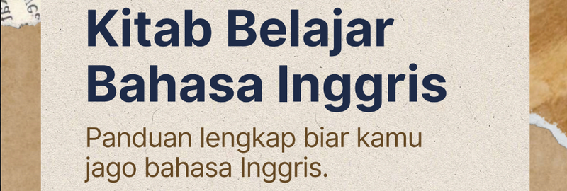 Highlight image for Kitab Belajar Biar Jago Dasar Bahasa Inggris