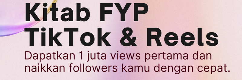 Highlight image for e-book cara mendapatkan 1 juta views di Tiktok dan Instagram