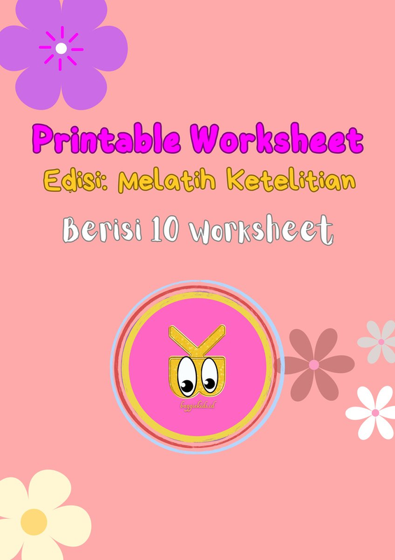 Highlight image for [Worksheet] PAUD - Melatih Ketelitian