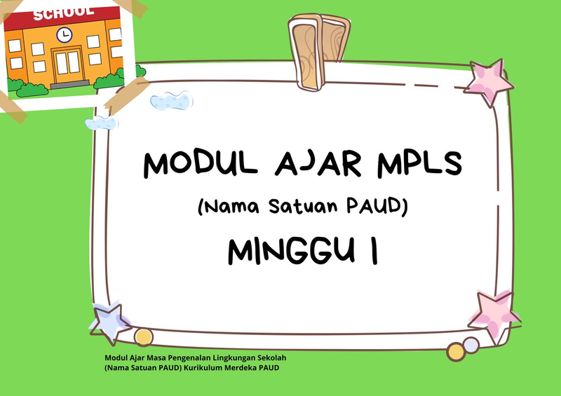Highlight image for [Modul] RPP MPLS PAUD Minggu 1