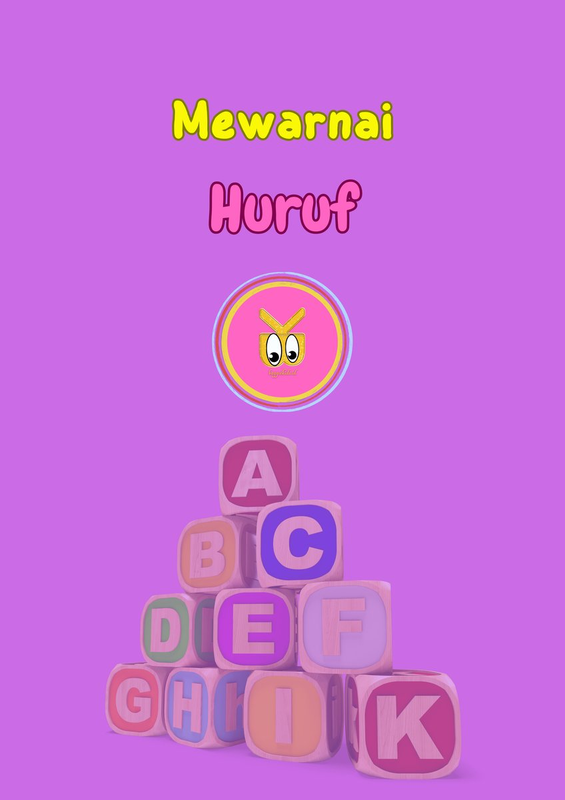 Highlight image for [Worksheet] PAUD Mewarnai Huruf (Bagian 2)