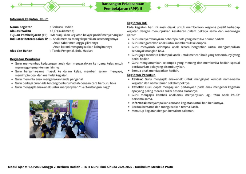 Highlight image for [Modul] RPP MPLS PAUD Minggu 2