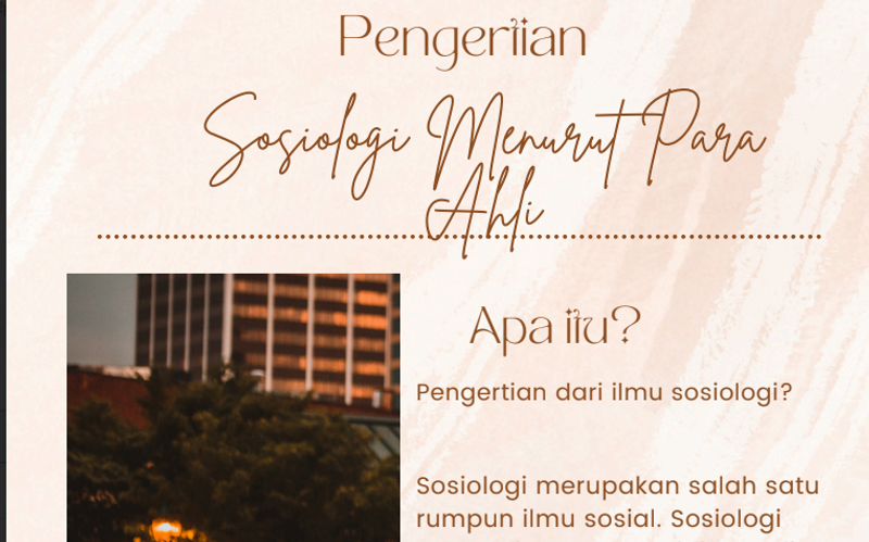 Highlight image for pengertian sosiologi menurut para ahli
