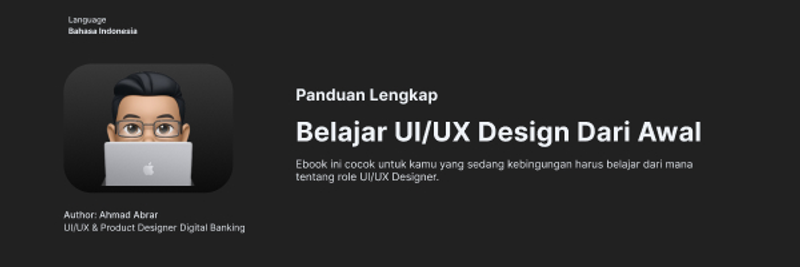 Highlight image 1 for [UI/UX Ebook Series] Panduan Lengkap Belajar UI/UX Design Dari Awal