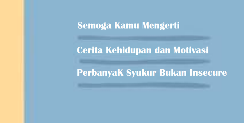 Highlight image for Berhenti Insecure Setelah Membaca ini