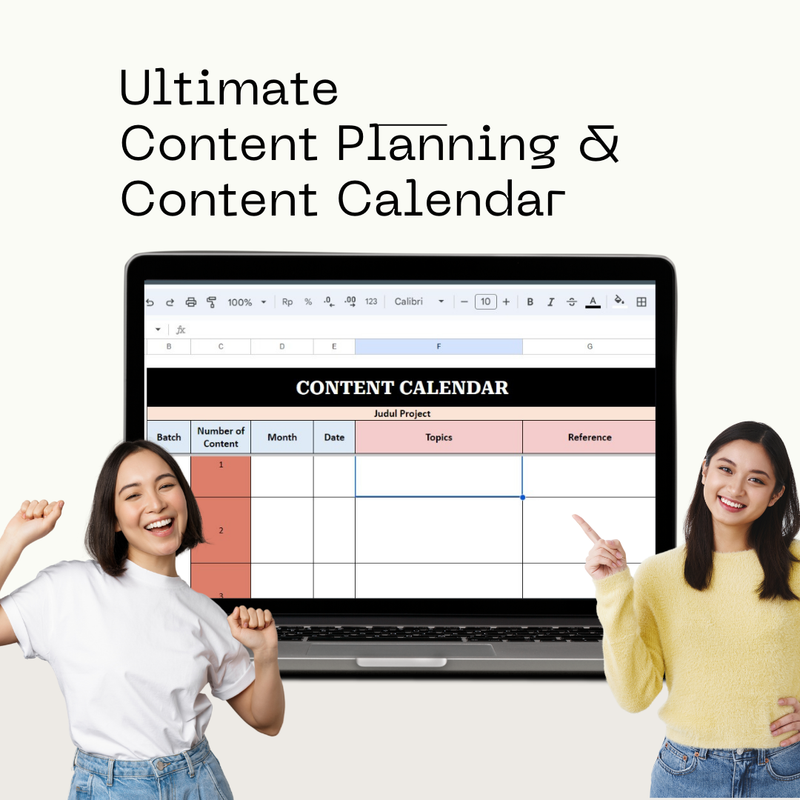 Highlight image for [Free Template] Content Calendar & Content Planner