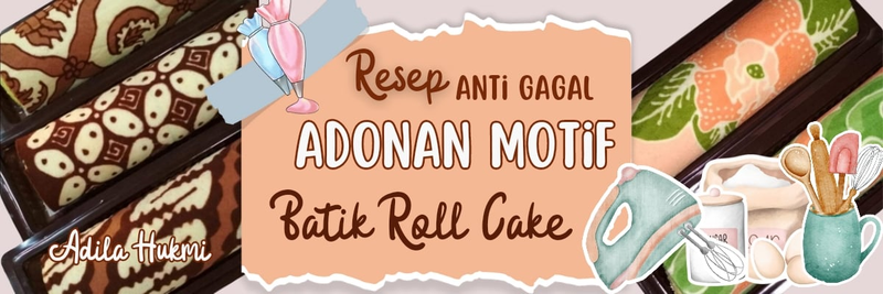 Highlight image for RESEP ANTI GAGAL ADONAN MOTIF BOLU BATIK