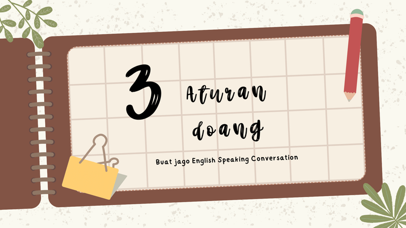 Highlight image for [FREE] 3 Grammar Doang Lancar Ngomong Bahasa Inggris