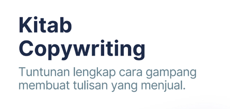 Highlight image for [HOT DEALS] Panduan Copywriting agar Jualan Makin Cuan