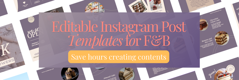 Highlight image for F&B Editable Instagram Post/Feed Templates for Your Engaging Instagram  