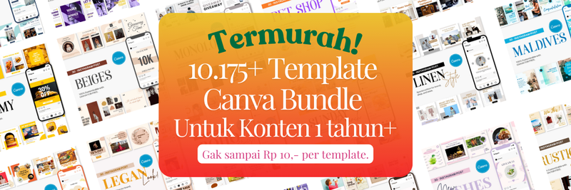 Highlight image 1 for 10.175+ Template Canva Bundling Untuk Konten 1 Tahun+