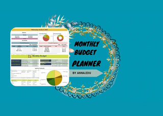 image for Simple Monthly Budget Planner For You button