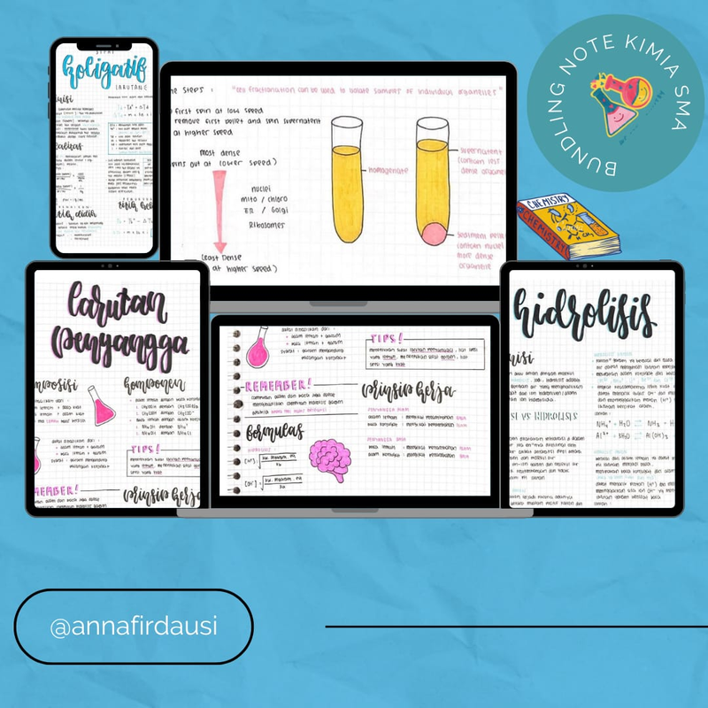 Highlight image for Catatan Kimia Cantik - Kimia's Note Bundling [SETARA Rp.1.000 PER BAB])