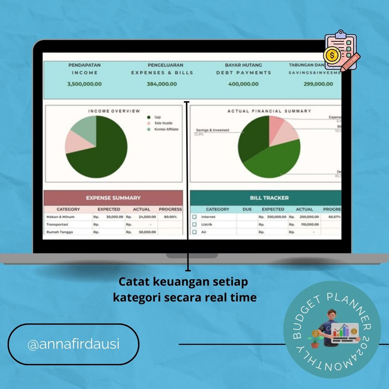 Highlight image 6 for All in One Money Tracker For You