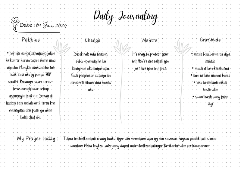 Highlight image for Daily Journaling 5 Prompt