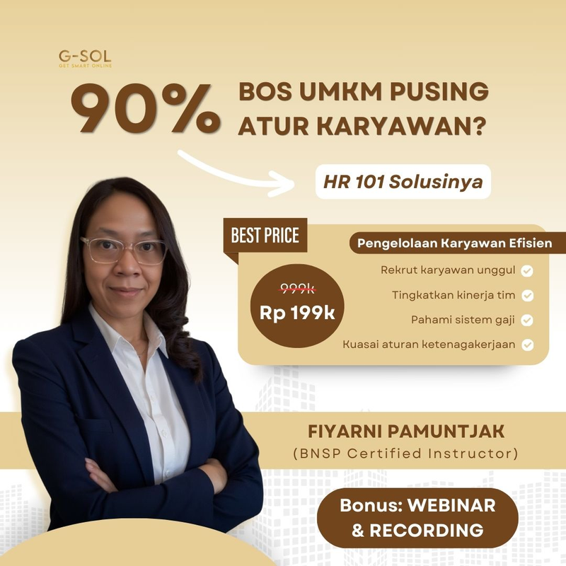 Highlight image for E-Course: HR 101 Untuk UMKM: Panduan Utama Pengelolaan Karyawan yang Efektif