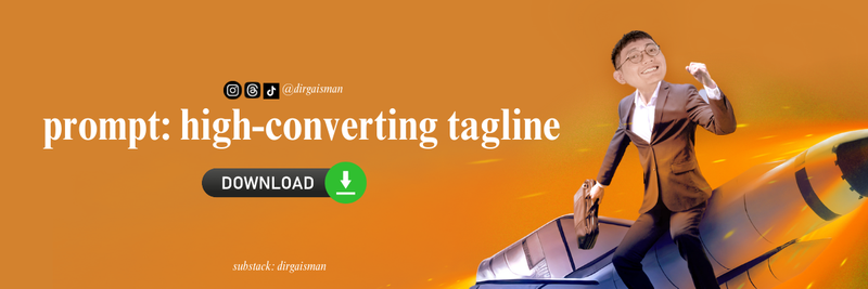Highlight image for Prompt: Bikin Tagline