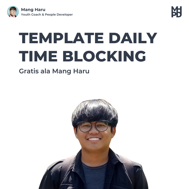 Highlight image for [Canva Template] Daily Time Blocking Agar Hidupmu Makin Tertata