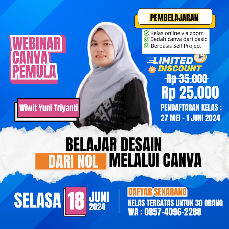 Highlight image 1 for Webinar Kelas Canva
