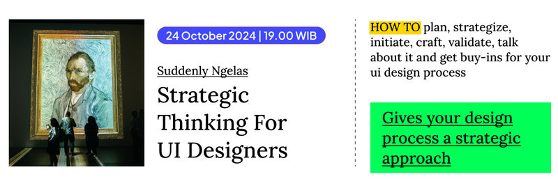Highlight image for Ngelas 03: Strategic Thinking for UI Designers