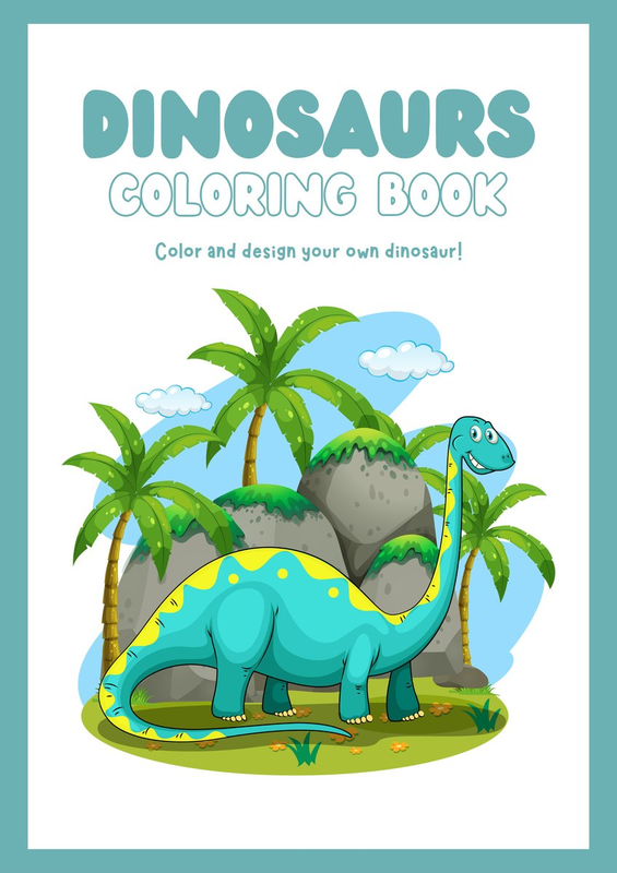 Highlight image for [GET] 19 Printable Coloring Page Dinosaurus