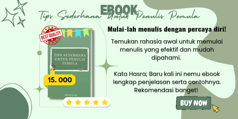 Highlight image for Ebook Tips Untuk Penulis Pemula 