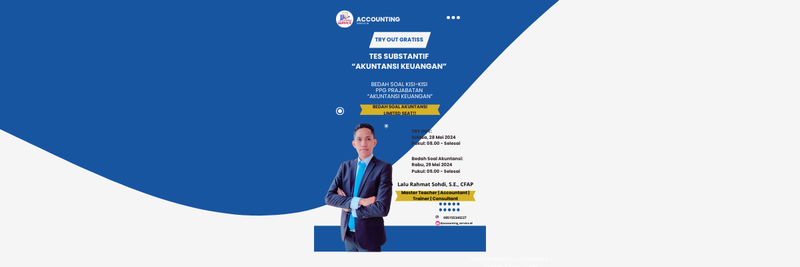 Highlight image for TRY OUT GRATIS - TES SUBSTANTIF PPG PRAJABATAN "AKUNTANSI KEUANGAN"