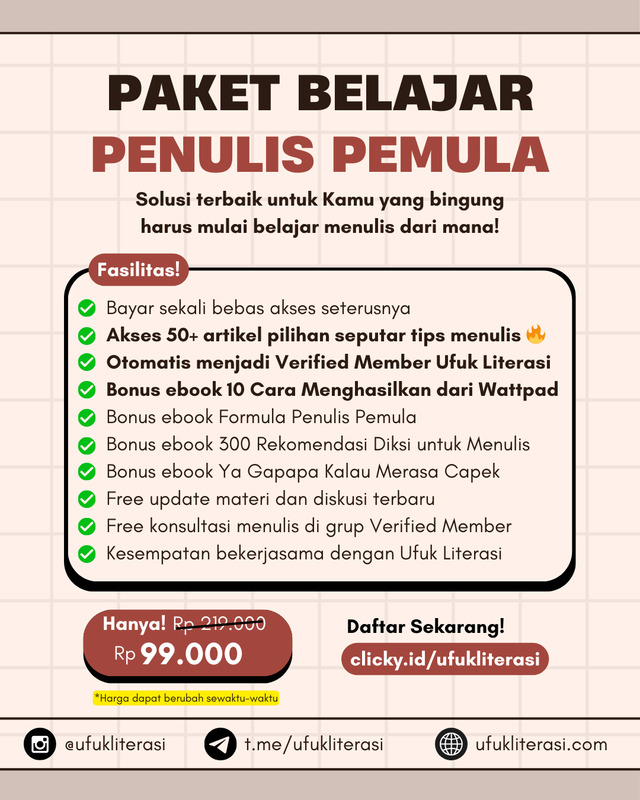 Highlight image for Paket Lengkap: Belajar Menulis untuk Pemula