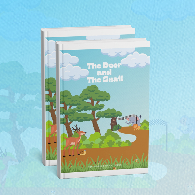 Highlight image for E-Book Cheerfull Adventure: Lighthearted The Deer n The Snail Stories Full of Meaning English Version