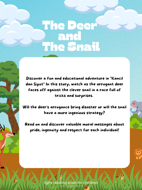 Highlight image for E-Book Cheerfull Adventure: Lighthearted The Deer n The Snail Stories Full of Meaning English Version