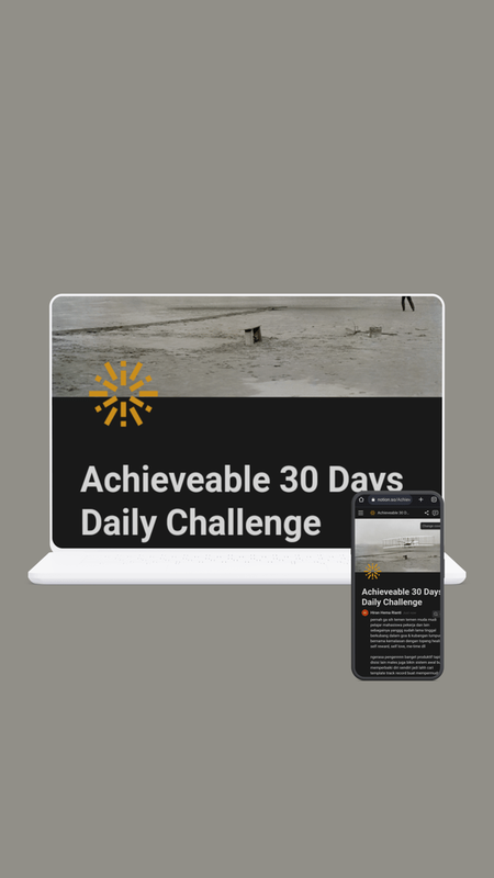 Highlight image for 30 Days Daily Challenge Achieveable for Beginners