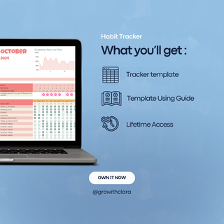 image for Habit Tracker Spreadsheet  button